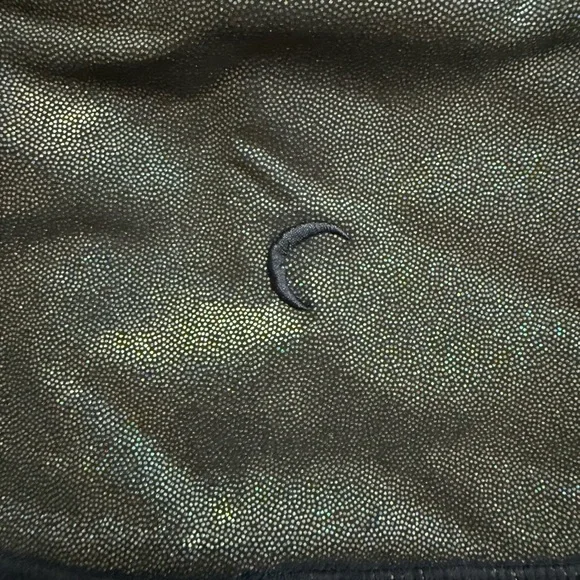 Zyia Shine Blue Twilight Luxe Workout Leggings Size 16 - Picture 4 of 5